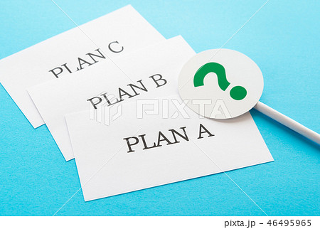 プラン　提案　A案　選択肢　企画　三択　?　プロポーザル　PLAN A 46495965