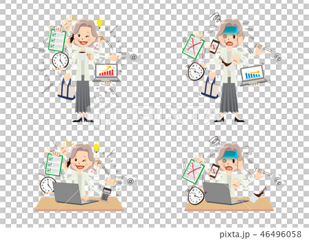 Multitasking woman set Multitasking woman set 46496058