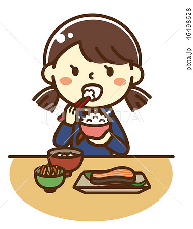 女子中高生 和食 女子中高生 和食 46498628