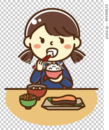 女子中高生 和食 女子中高生 和食 46498628