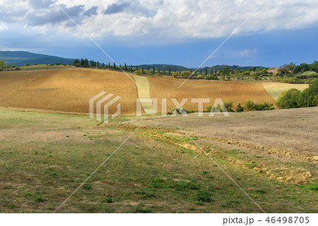 Landscape in Chianti region in province of Siena Landscape in Chianti region in province of Siena 46498705