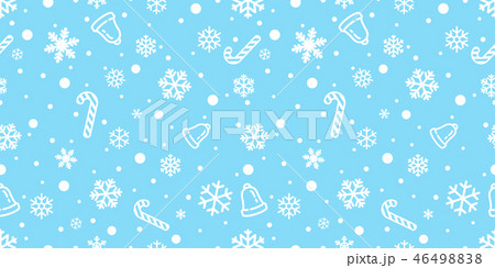 Snowflake seamless pattern vector Christmas snow Snowflake seamless pattern vector Christmas snow 46498838