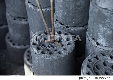 練炭 暖房 石炭 46499577