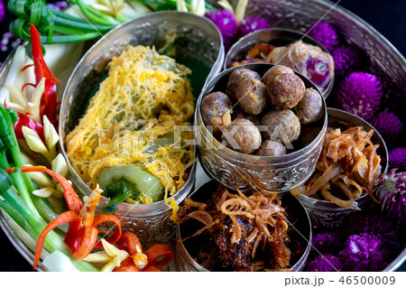 rice in ice water thai old style food 46500009