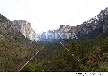 View of Yosemite National Park in USA View of Yosemite National Park in USA 46500758