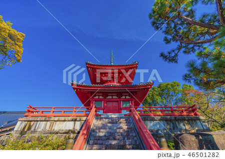 京都 秋の大覚寺 心経宝塔 京都 秋の大覚寺 心経宝塔 46501282