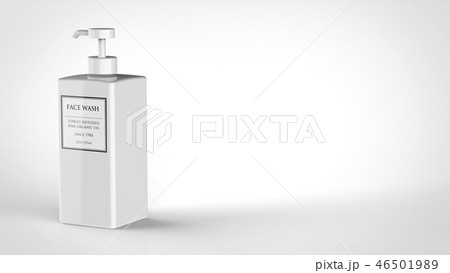 フェイスウォッシュ 左のイラスト素材