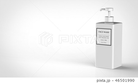 フェイスウォッシュ 右のイラスト素材