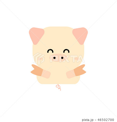 Simple cute pig vector Simple cute pig vector 46502700