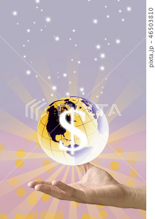 Save the world with money concept 46503810