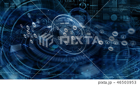 サイバーのイラスト素材