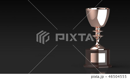 ブロンズトロフィー　黒背景　右 46504555