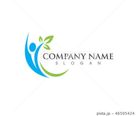 Human character logo sign 46505424