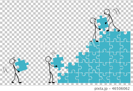 パズル　階段　積み上げる 46506062