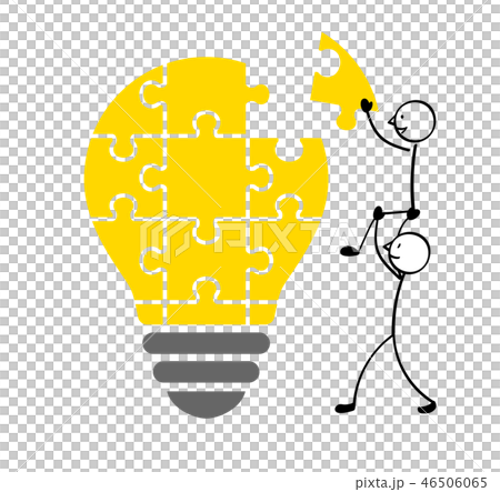 Light bulb puzzle and people 46506065
