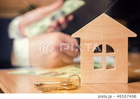 Real estate concept. Buying and selling homes. Real estate concept. Buying and selling homes. 46507496