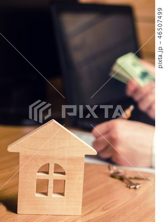 Real estate concept. Buying and selling homes.  46507499
