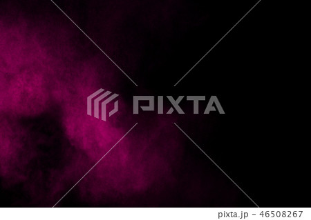 Dramatic purple smoke clouds. 46508267