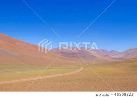 Beautiful mountain landscape in the Argentine Andes, near Laguna Brava, Paso Pircas Negras Beautiful mountain landscape in the Argentine Andes, near Laguna Brava, Paso Pircas Negras 46508822