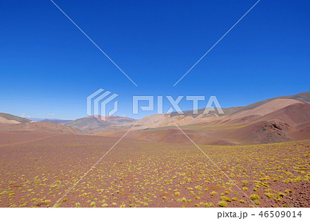 Beautiful mountain landscape in the Argentine Andes, near Laguna Brava, Paso Pircas Negras Beautiful mountain landscape in the Argentine Andes, near Laguna Brava, Paso Pircas Negras 46509014