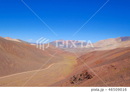 Beautiful mountain landscape in the Argentine Andes, near Laguna Brava, Paso Pircas Negras 46509016