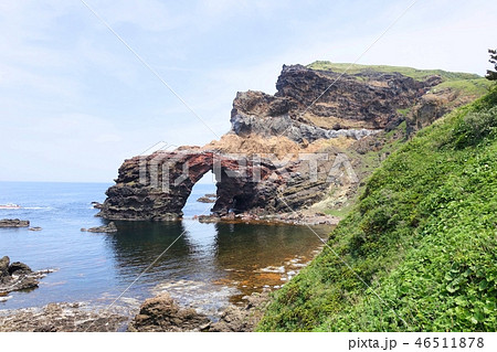 国賀海岸の通天橋 46511878