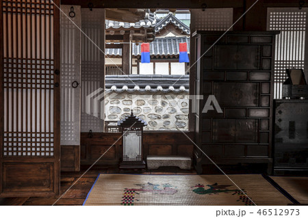 韓屋村 タイル 瓦屋 46512973