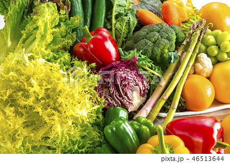 綺麗な野菜の写真素材