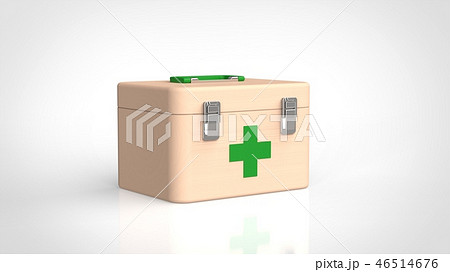 救急箱 緑のイラスト素材
