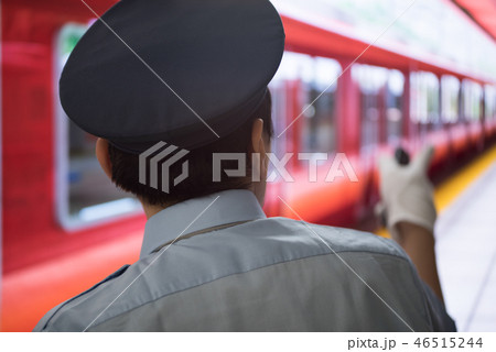 駅イメージ（撮影用に制作した駅施設・電車） 46515244