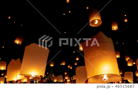 タイのランタン祭り 46515687