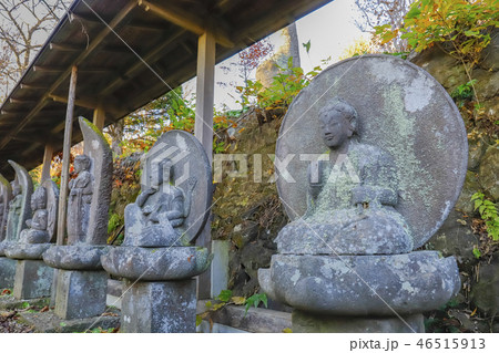 【山梨県北杜市】海岸寺　百体観音・百番観世音石仏 46515913