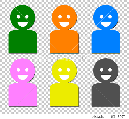 人物の上半身のイラスト素材