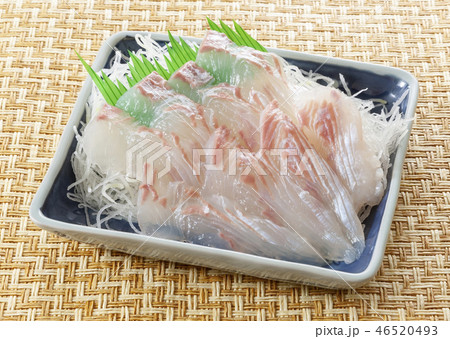 ヒラメの刺身 46520493