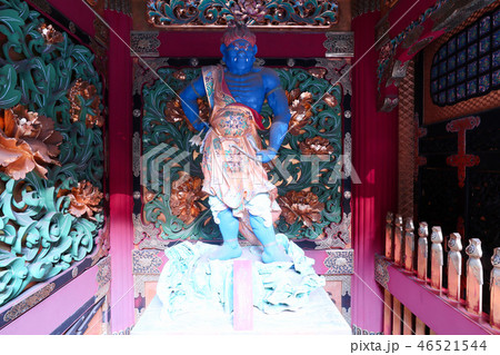 日光市　日光山輪王寺　大猷院　夜叉門の烏摩勒伽 46521544