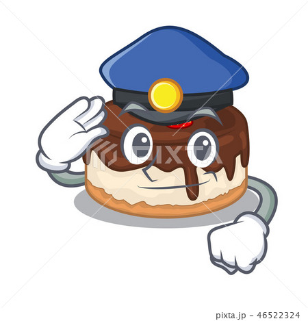 Police cartoon cake delicious that a berries 46522324