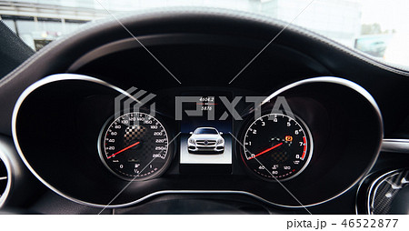 close up modern car dashboard close up modern car dashboard 46522877
