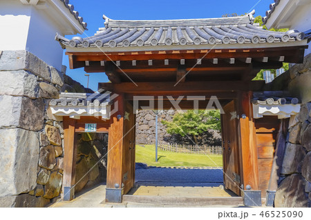 【山梨県】山梨県史跡・甲府城・鍛冶曲輪門（舞鶴城・舞鶴公園） 46525090
