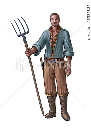 Concept Art Fantasy Illustration Of Young Stock Illustration