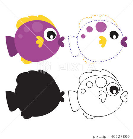 fish worksheet vector design fish worksheet vector design 46527800