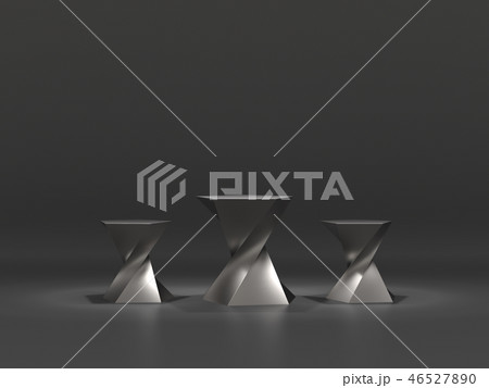 abstract pedestal for display,Platform for design. 46527890