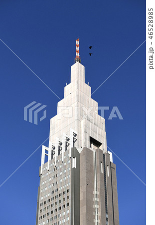 日本の東京都市景観 NTTドコモ代々木ビルを望む 日本の東京都市景観 NTTドコモ代々木ビルを望む 46528985
