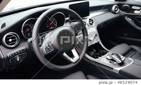The luxury modern car Interior. Shallow dof. 46529074