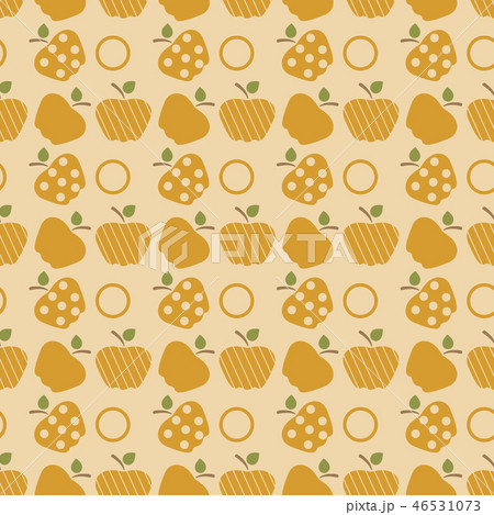 Seamless pattern with apples Fruit background. 46531073