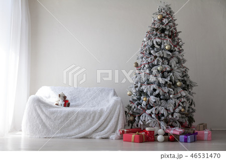 Christmas background Christmas tree new year gifts decor decoration holiday winter Christmas background Christmas tree new year gifts decor decoration holiday winter 46531470