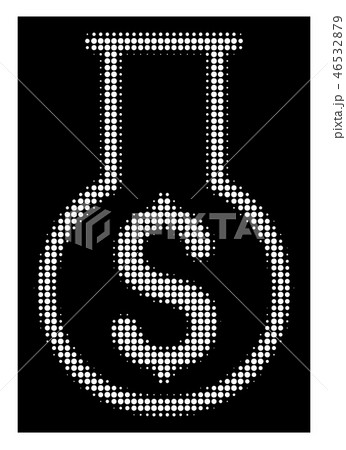 White Halftone Financial Alchemy Icon White Halftone Financial Alchemy Icon 46532879