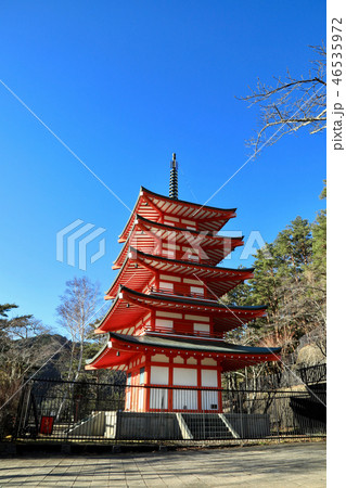 新倉山浅間公園の忠霊塔(山梨県) 新倉山浅間公園の忠霊塔(山梨県) 46535972