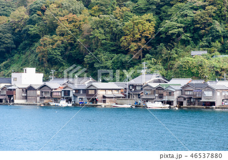 遊覧船から見る伊根の舟屋 46537880