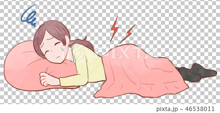 Woman / stomachache Woman / stomachache 46538011