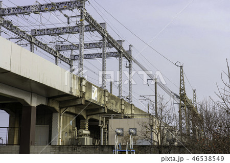 山陽新幹線　給電点　倉敷玉島道越 46538549